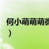 何小萌萌萌微博（关于何小萌萌萌微博的介绍）