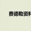 费德勒资料（关于费德勒资料的介绍）
