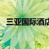 三亚国际酒店（关于三亚国际酒店的介绍）