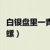 白银盘里一青螺上一句是什么（白银盘里一青螺）