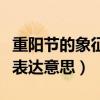 重阳节的象征意义及目的是什么（重阳节所要表达意思）