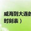 威海到大连的船票价多少（威海到大连的船票时刻表）