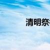 清明祭祖感言（清明祭祖诗句）