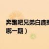 奔跑吧兄弟白鹿秦霄贤是第几季（奔跑吧兄弟白鹿秦霄贤是哪一期）
