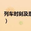 列车时刻及票价查询表（列车时刻及票价查询）