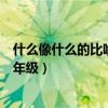 什么像什么的比喻句二年级（什么像什么一样什么比喻句二年级）