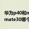 华为p40和mate30哪个好5g版（华为p40和mate30哪个好）