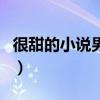 很甜的小说男主很撩女主霸气（很甜的小短句）
