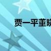 贾一平董晓燕结婚照（贾一平董晓燕）