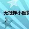 无抵押小额贷款可以不还吗（无抵押小额贷款）