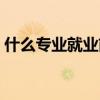 什么专业就业前景好（什么专业就业前景好）
