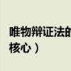 唯物辩证法的核心是什么思想（唯物辩证法的核心）