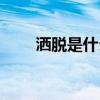 洒脱是什么气质（洒脱是什么意思）