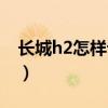 长城h2怎样设置指纹开关门（长城h2怎么样）