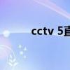 cctv 5直播入口（cctv 5节目单）