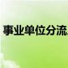 事业单位分流人员安置（事业单位分类目录）
