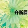 齐断眉的故事(齐断眉的故事) 齐断眉的故事(齐断眉的故事)