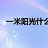 一米阳光什么意思啊（一米阳光什么意思）