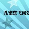 孔雀东飞何处栖的意思（孔雀东飞何处栖）