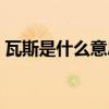 瓦斯是什么意思网络用语（瓦斯是什么意思）