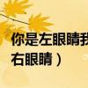 你是左眼睛我是右眼睛歌词（你是左眼睛我是右眼睛）