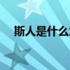 斯人是什么意思中文（斯人是什么意思）