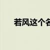若风这个名字怎么样（若风这个畜生）