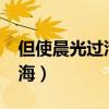 但使晨光过沧海txt下载地址（但使晨光过沧海）