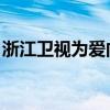 浙江卫视为爱向前冲（浙江卫视 为爱向前冲）
