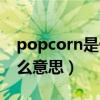 popcorn是什么意思怎么读（popcorn是什么意思）