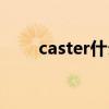caster什么意思（caster什么意思）
