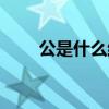 公是什么结构部首（公是什么结构）