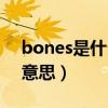 bones是什么意思翻译中文（bones是什么意思）