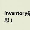 inventory是什么意思（inventory是什么意思）