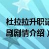 杜拉拉升职记电视剧剧情（杜拉拉升职记电视剧剧情介绍）