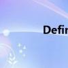 Definitions（Definition）