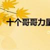 十个哥哥力量大打一字（十个哥哥力量大）