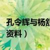 孔令辉与杨舒婷图片（孔令辉老婆杨舒婷个人资料）