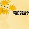 骂的组词二个字大全(骂的组词) 骂的组词二个字大全(骂的组词)