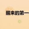 醒来的第一件事就是想你（醒来的英文）