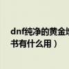 dnf纯净的黄金增幅书优先打在哪里（dnf纯净的黄金增幅书有什么用）