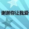 谢谢你让我爱你动画版（谢谢你让我爱过你）