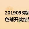 2019093期双色球开奖时间（2019093期双色球开奖结果）