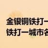 金银铜铁打一城市名字为什么是贵阳（金银铜铁打一城市名）
