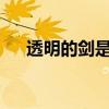 透明的剑是什么?（透明的剑是什么剑）