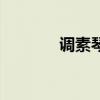 调素琴的素的意思（调素琴）