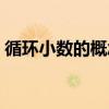 循环小数的概念怎么讲解（循环小数的概念）