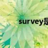 survey是什么意思英语翻译成中文