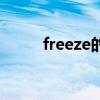 freeze的例句（freeze的过去式）