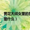 黄花大闺女里的黄花指的是什么花（黄花闺女中的黄花指的是什么）